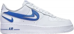 Кроссовки Nike Air Force 1 '07 'Cut Out Swoosh - Game Royal', белый