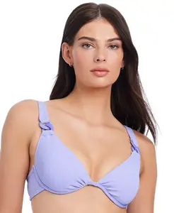 Женский бюстгальтер-бикини с косточками Stay Connected Sanctuary, фиолетовый