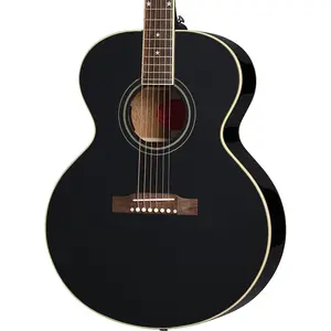 Акустическая электрогитара Epiphone J-180 LS - Эбен