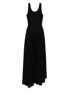Платье макси с открытой спиной PNK, черный