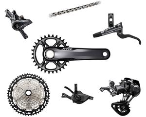 Групсет SHIMANO XTR M9120 Mechanical Disc Single 4-поршневой I-Spec EV, 10-45, 36T, 175 мм