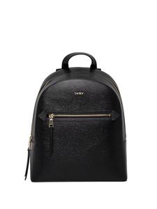 Кожаный рюкзак DKNY, черный