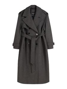 Пальто межсезонное Bershka, антрацит