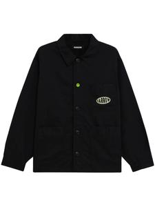 BARROW куртка-рубашка с логотипом, черный