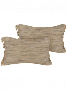 Декоративная подушка Beliani 2 tlg Deko LEDUM, бежевый