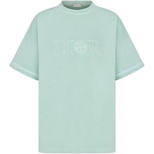 Футболка мужская светло-зеленая Dior, светло-зеленый