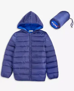 Однотонная складная куртка с длинными рукавами для мальчиков 5-20 лет Epic Threads, синий