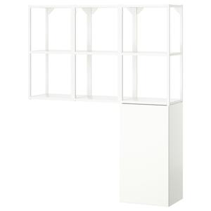Комбинированный стеллаж, белый, 120x32x150 см IKEA Enhet