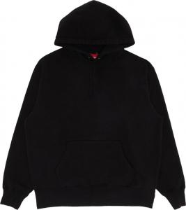 Толстовка Supreme Satin Appliqu  Hooded Sweatshirt 'Black', черный