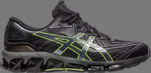 Кроссовки gel quantum 360 7 'black neon lime' Asics, черный
