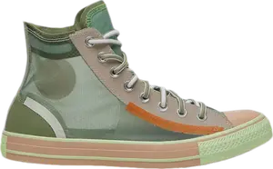 Кроссовки Converse Chuck Taylor All Star High Translucent Deep Emerald, зеленый