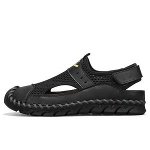 TOMAY Пляжные сандалии мужские черные/коричневые/зеленые — черные, цвет Black