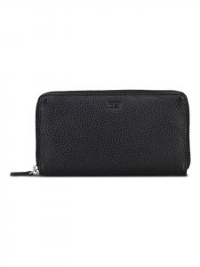 Jost Кожаный кошелек Vika, 19 см, черный