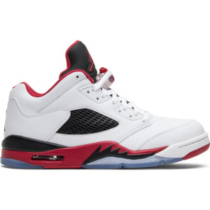 Кроссовки Air Jordan 5 Retro Low Fire Red 2016, белый