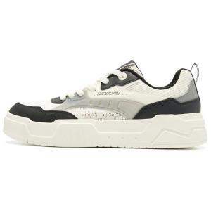 QIAODAN Износостойкие дышащие низкие кроссовки для скейтбординга для мужчин, белые, черные, серые