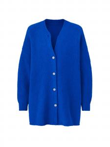 Elara Трикотажный кардиган в темно-синем цвете