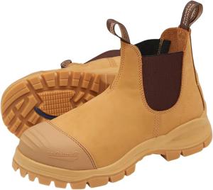 Ботинки Blundstone Extreme с стальным носком для мужчин и женщин, Wheat Premium Nubuck