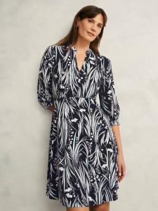 Трикотажное платье молли уайлдфлауэр Hobbs, цвет Navy Ivory