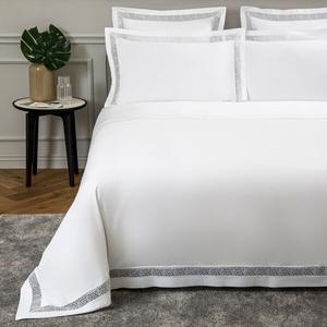 Пододеяльник Frette Forever Lace с кружевом 230x230, белый
