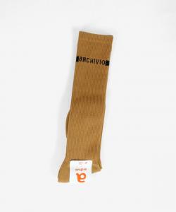 Длинные носки с логотипом Archivio, цвет Brown (015)