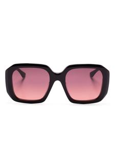 Chloé Eyewear солнцезащитные очки в массивной оправе, красный