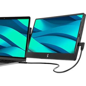 Портативный поворотный монитор Luxor SideTrak 14 дюймов (темно-серебристый)