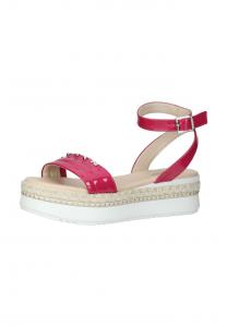 Кожаные сандалии Nerogiardini, цвет fuchsia