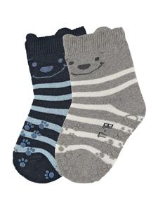 STERNTALER Носки Regular Socks 'Bär' в цвете Navy, Opal, Mottled Grey