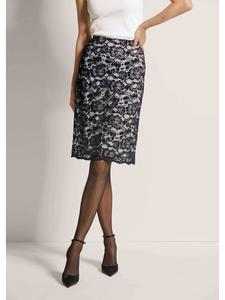 MADELEINE Кружевная юбка черного/бежевого цвета