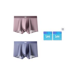 Трусы мужские дышащие бесшовные антибактериальные с высокой упругостью боксеры 4 шт набор в подарочной упаковке Lee, Mauve+Dusk Lime