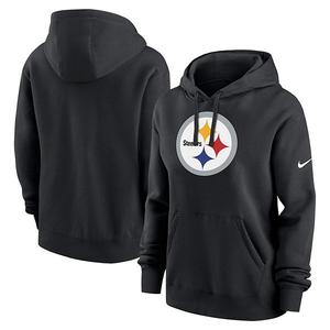 Женский черный худи Pittsburgh Steelers Club Fleece Nike
