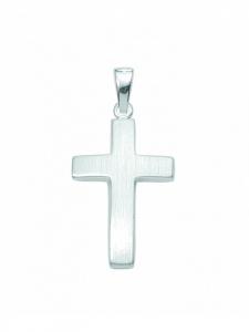 Adeliás Подвеска в виде креста из серебра 925 пробы для женщин и мужчин