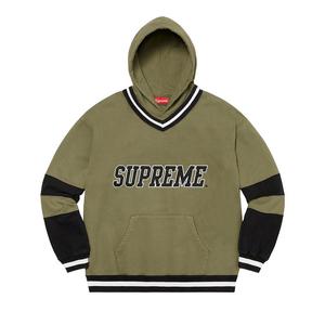 Толстовка Supreme Hockey Hooded Sweatshirt Light Olive, зеленый