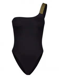 Вышитый купальник Attis на одно плечо Zeus+Dione, черный
