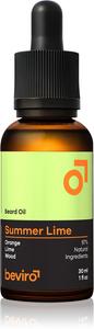 Летняя линия масла для бороды с медвежьим жиром Beviro, summer line 30 мл
