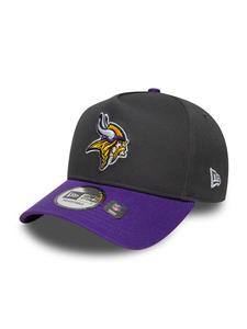 Спортивная кепка NEW ERA New Era 9FORTY E-Frame Cap Minnesota Vikings NFL, темно-серый