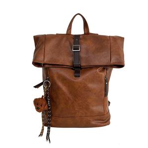 DCLOUD Рюкзак PU Unisex Yellow Brown/Black/Brown