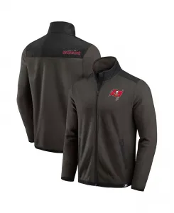Мужская цветная флисовая куртка на молнии Pewter Tampa Bay Buccaneers Color Block Polar Fleece Full-Zip Jacket Fanatics