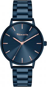 Tamaris Аналоговые часы в темно-синем цвете