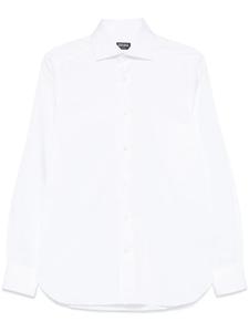Zegna рубашка на пуговицах, белый