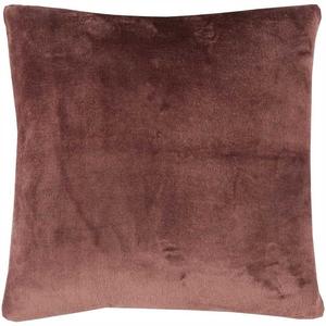 Чехол на подушку-обнимашку "Селина", размер "60 х 60см" - коричневый - чехол на молнию Bestlivings