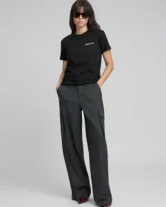 Футболка для женщин с коротким рукавом и круглым вырезом Replay, черный