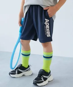 Быстросохнущие, гладкие и эластичные сетчатые спортивные шорты Devilabo Devirock, цвет 012-Logo 4-Navy