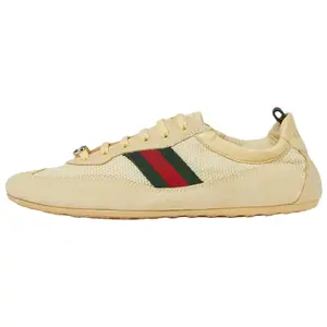 GUCCI Женские повседневные кроссовки Shift Low top светло-желтого цвета