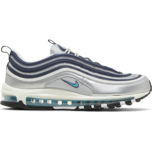 Кроссовки Nike Air Max 97 OG 'Metallic Silver Chlorine Blue', серебряный