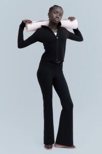 Спортивная куртка из софтмува H&M, черный