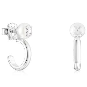 Серьги Tous Tous Pearls, серебро/жемчуг