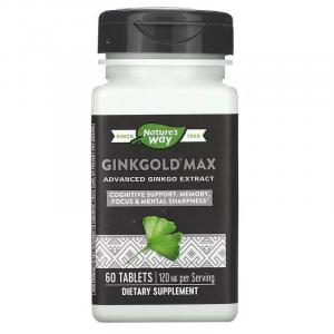 Ginkgold Max Nature's Way 120 мг, 60 таблеток