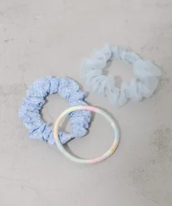 Набор из 3 резинок для волос с эластичной резинкой Smelly, цвет Ble