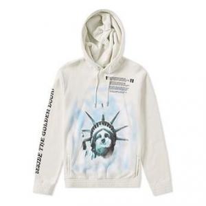 Толстовка c o virgil abloh statue of liberty white Off-White, черный